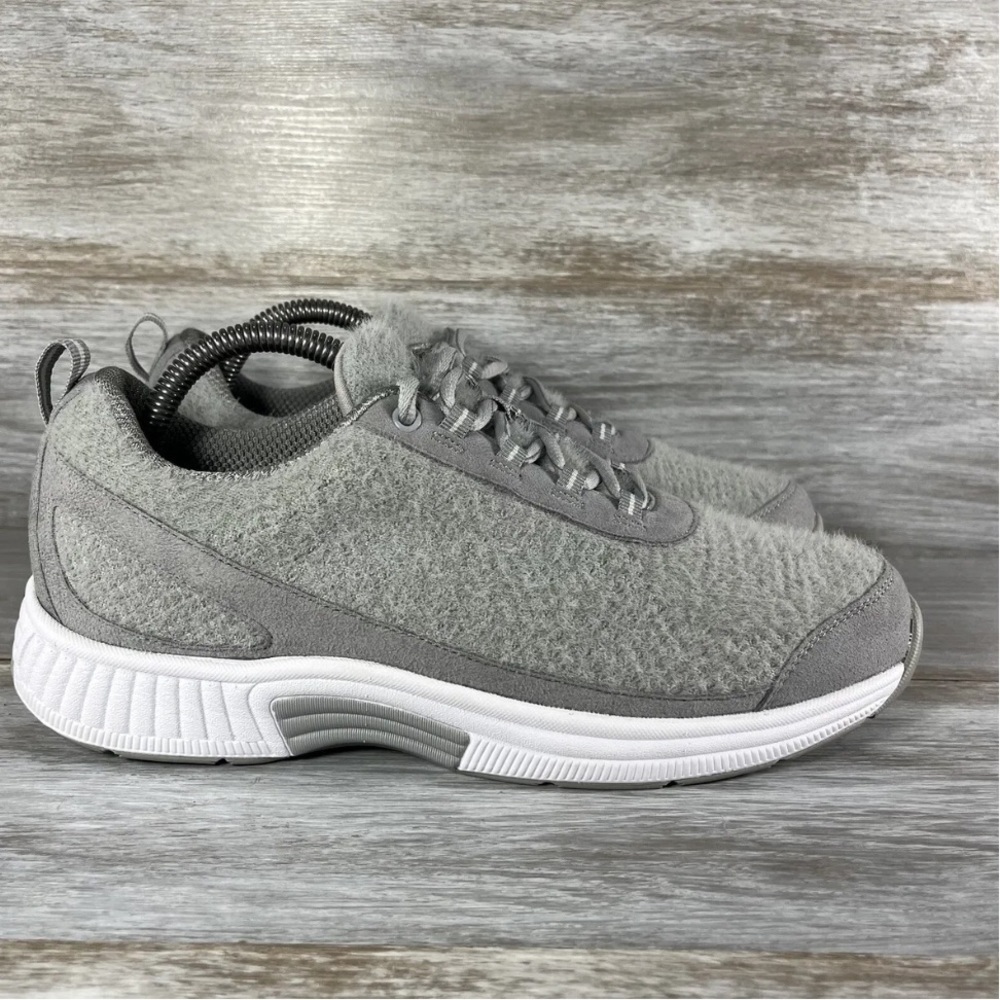 Orthofeet Womens 989 Coral Wool Grey Comfort Athletic Sneakers Size 7.5 - Picture 2 of 14
